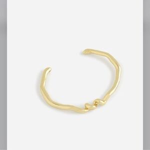 Madewell Coil cuff bracelet in gold